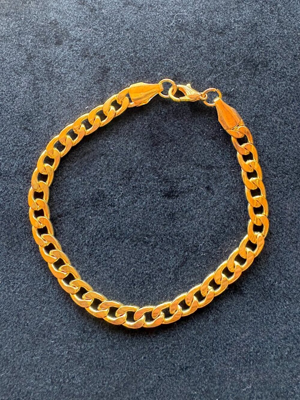 Gold Chain Link Bracelet